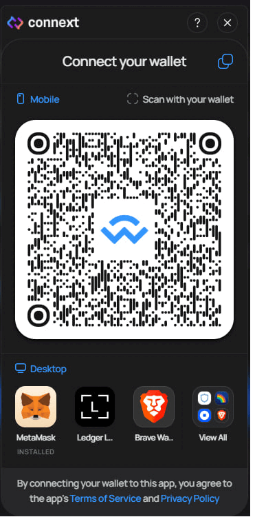 Wallet Connect Generation Demo