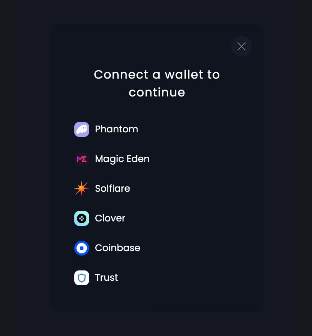 Wallet Connect Options